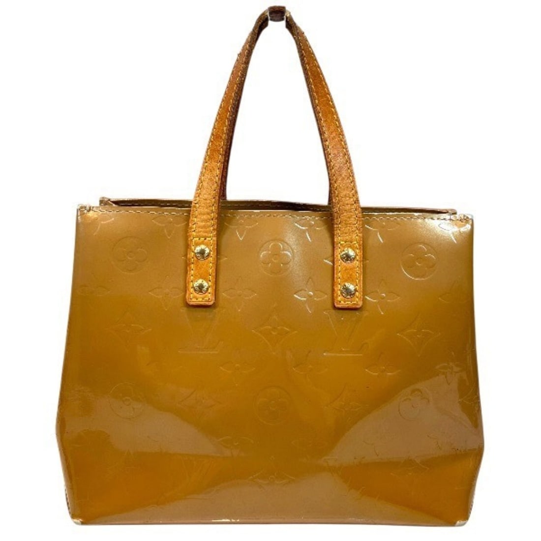 Louis Vuitton Monogram Vernis Lead PM M91334 Handbag (Women's Handbag): --- Catalog ---Category: SizeSize (HxWxD): 18cm x 22cm x 10cm / 7.08'' x 8.66'' x 3.93''Category: DesignType: HandbagColor: NoisetteGender: WomenMaterial: Leather Leather/Fur Type: Enamel LeatherCateg