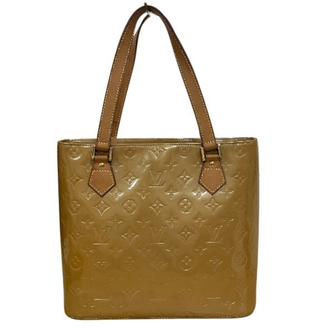 Louis Vuitton Monogram Vernis Houston M91340 Handbag Tote Bag for Women: --- Catalog ---Category: SizeSize (HxWxD): 25cm x 30cm x 15cm / 9.84'' x 11.81'' x 5.9''Category: DesignType: Handbag, Tote bagColor: NoisetteGender: WomenMaterial: Leather Leather/Fur Type: Enamel Le