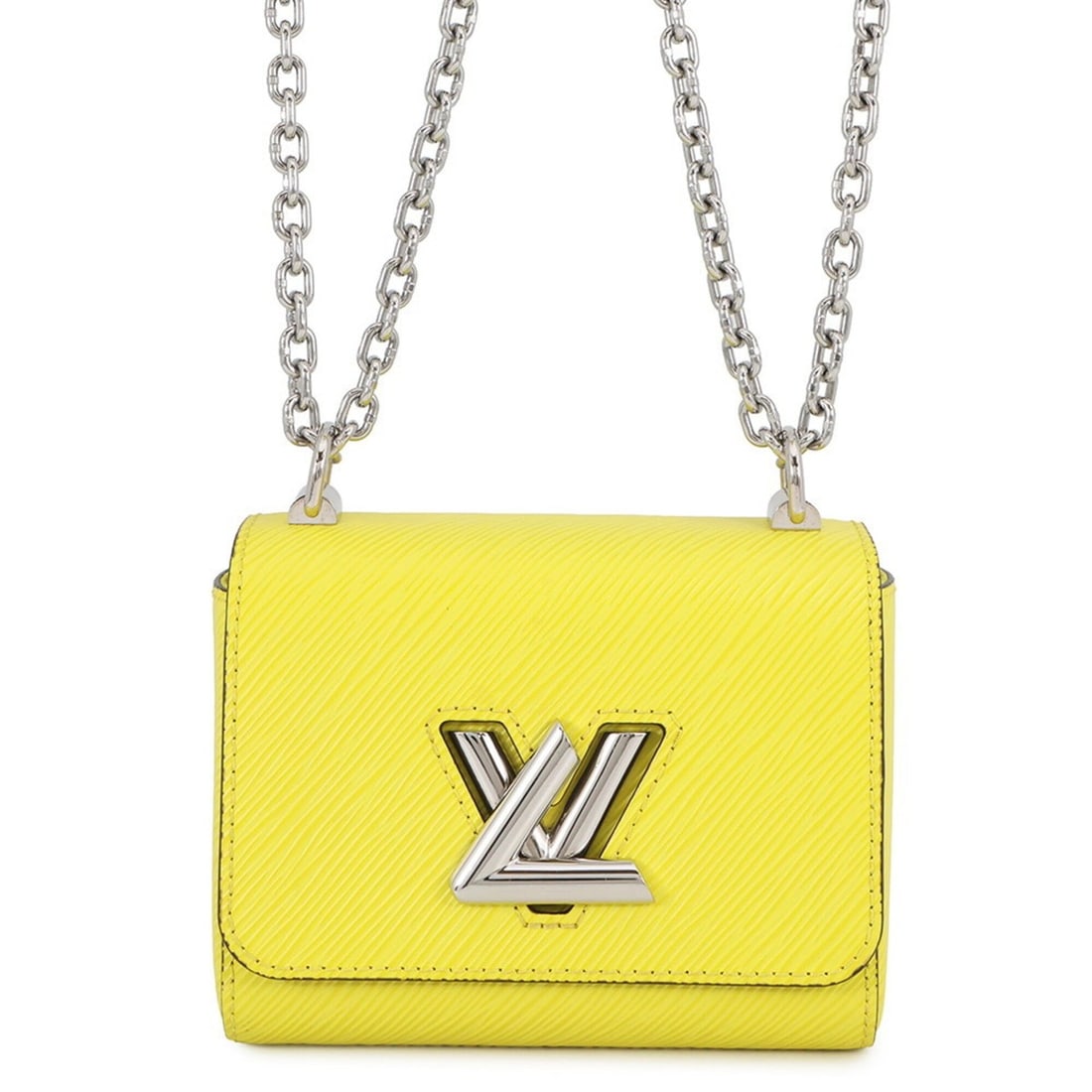 Louis Vuitton Chain Shoulder Bag Epi Twist MINI M56119 LOUIS VUITTON Handbag 2-way Women's: --- Catalog ---Category: SizeSize (HxWxD): 12cm x 15.5cm x 7.5cm / 4.72'' x 6.1'' x 2.95''Category: DesignType: Handbag, Shoulder bagColor: YellowGender: WomenMaterial: Epi leather Category: