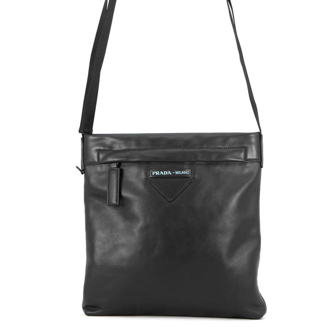 Prada Shoulder Bag Crossbody Leather 2VH055 PRADA Black Handbag (1 of 15)