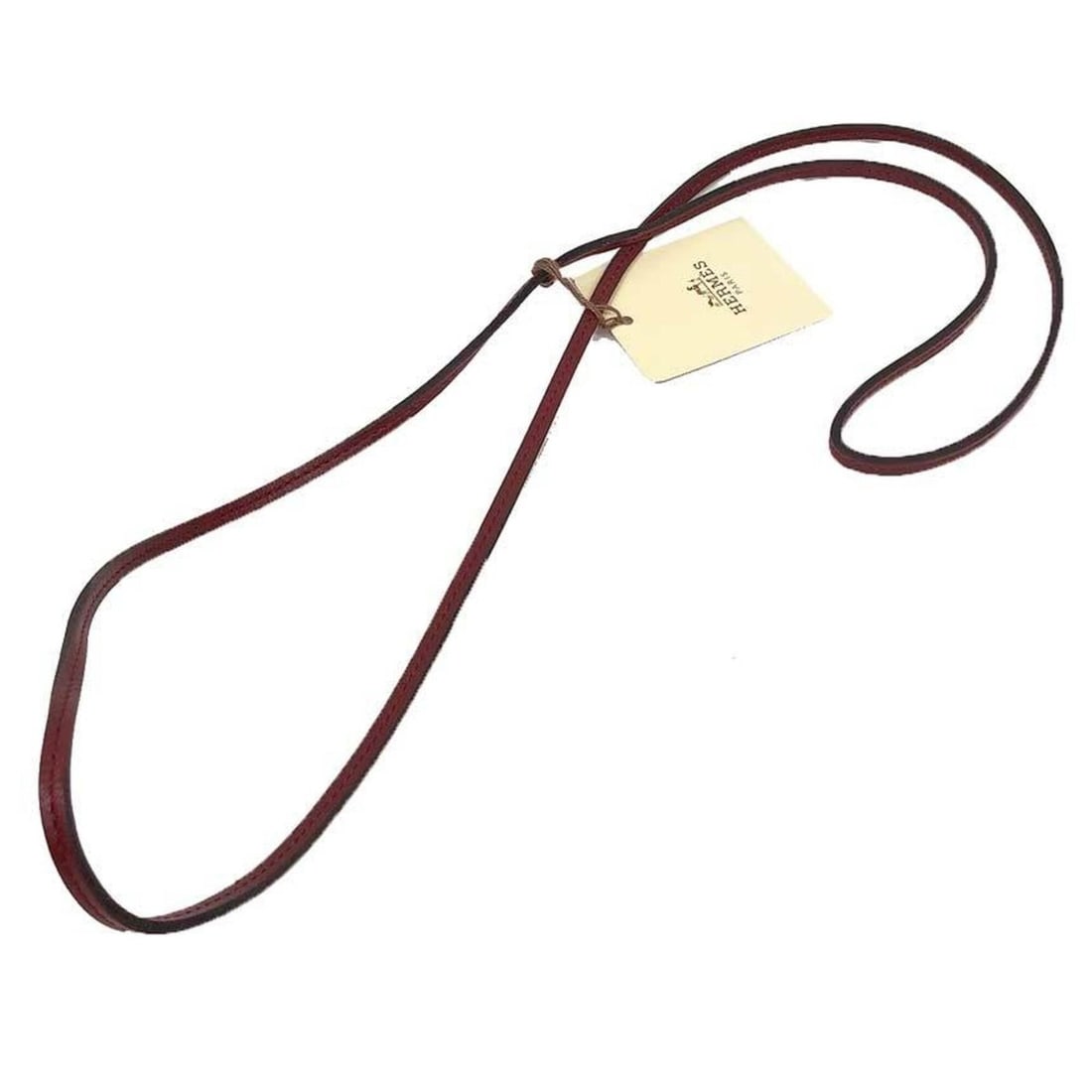 Hermes Lanieres Choker Necklace Bracelet Leather Cord 500329M-08 LANIERE POUR LOUPE COURROIE ROUGE H: --- Catalog ---Category: SizeNeck Circumference: 88 cm / 34.64''Category: DesignColor: Rouge HGender: WomenMaterial: Box calf leatherNecklace Type: ChokerCategory: GeneralBrand: Hermes--- Item List
