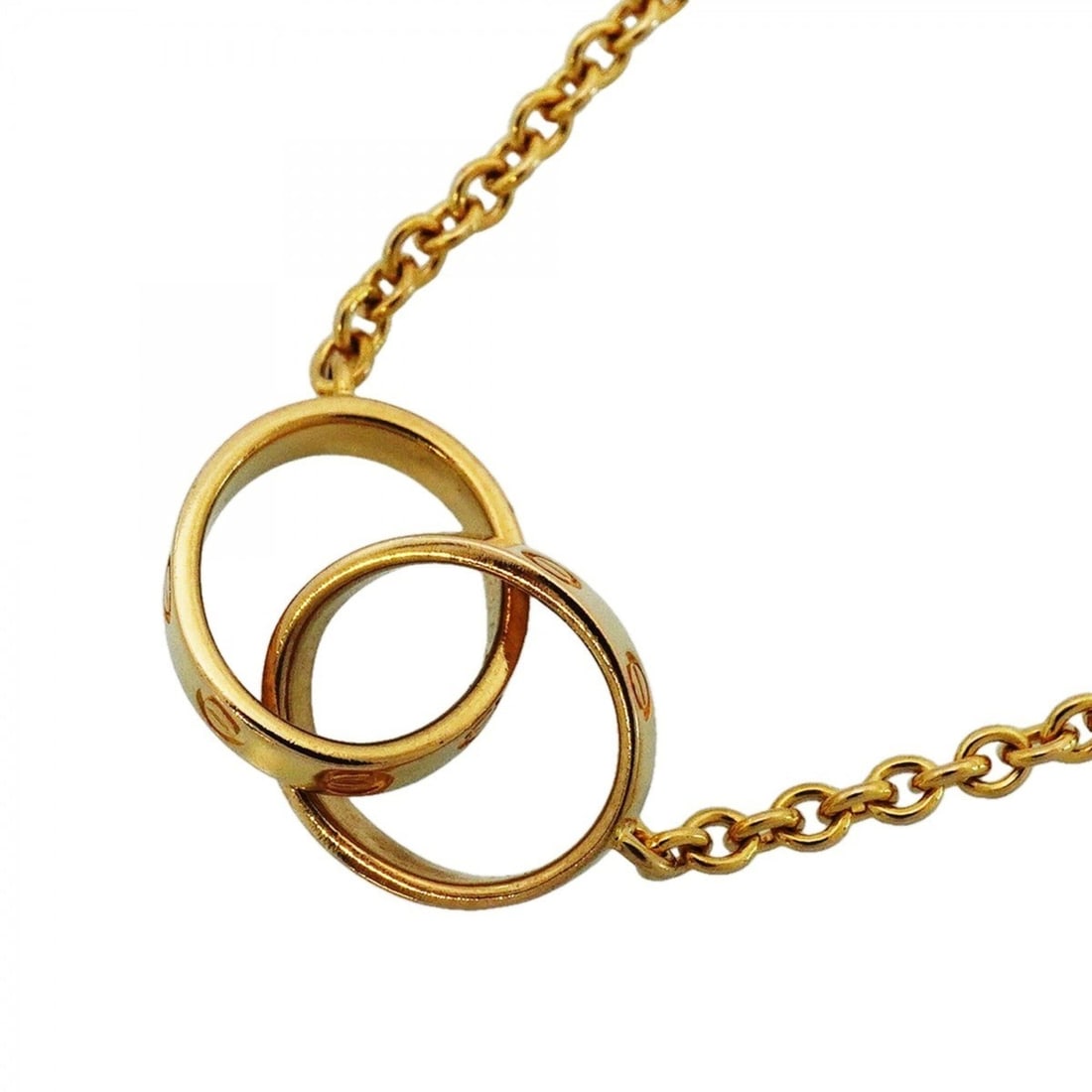 Cartier Baby Love Necklace, 18K Yellow Gold, for Women: --- Catalog ---Category: SizePendant Size: 9.8mm x 18.7mm / 0.38'' x 0.73''Neck Circumference: 44.5 cm / 17.51''Category: DesignGender: WomenMaterial: Yellow gold (18K)Necklace Type: NecklaceCategory: