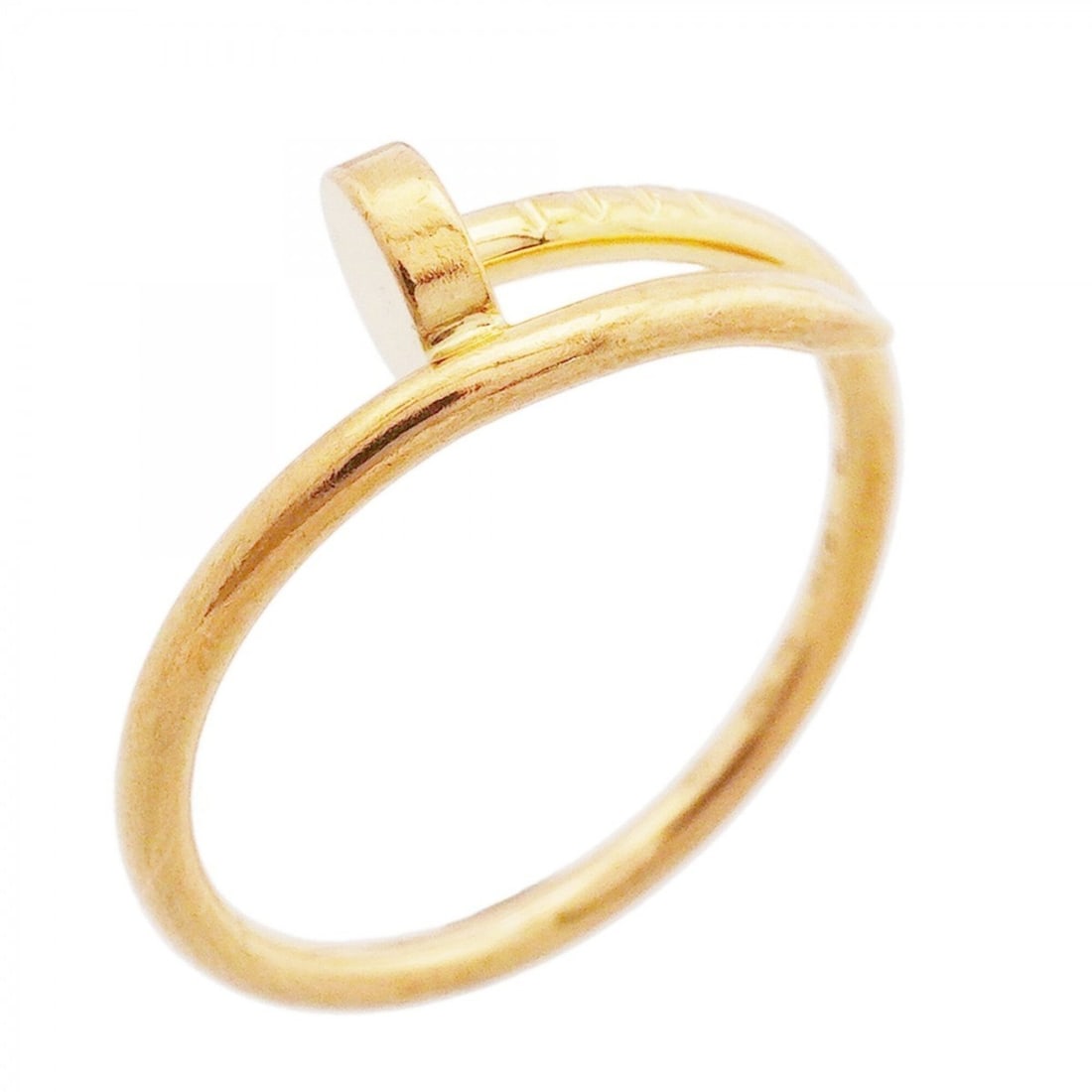 Cartier Juste un Clou Ring, 18K Yellow Gold, Size 58, Men's: --- Catalog ---Category: SizeUS Size: 9Brand Size: 58Category: DesignType: Band ringGender: MenMaterial: Yellow gold (18K)Category: GeneralBrand: Cartier--- Item List ---Section: ConditionRanking: Ran