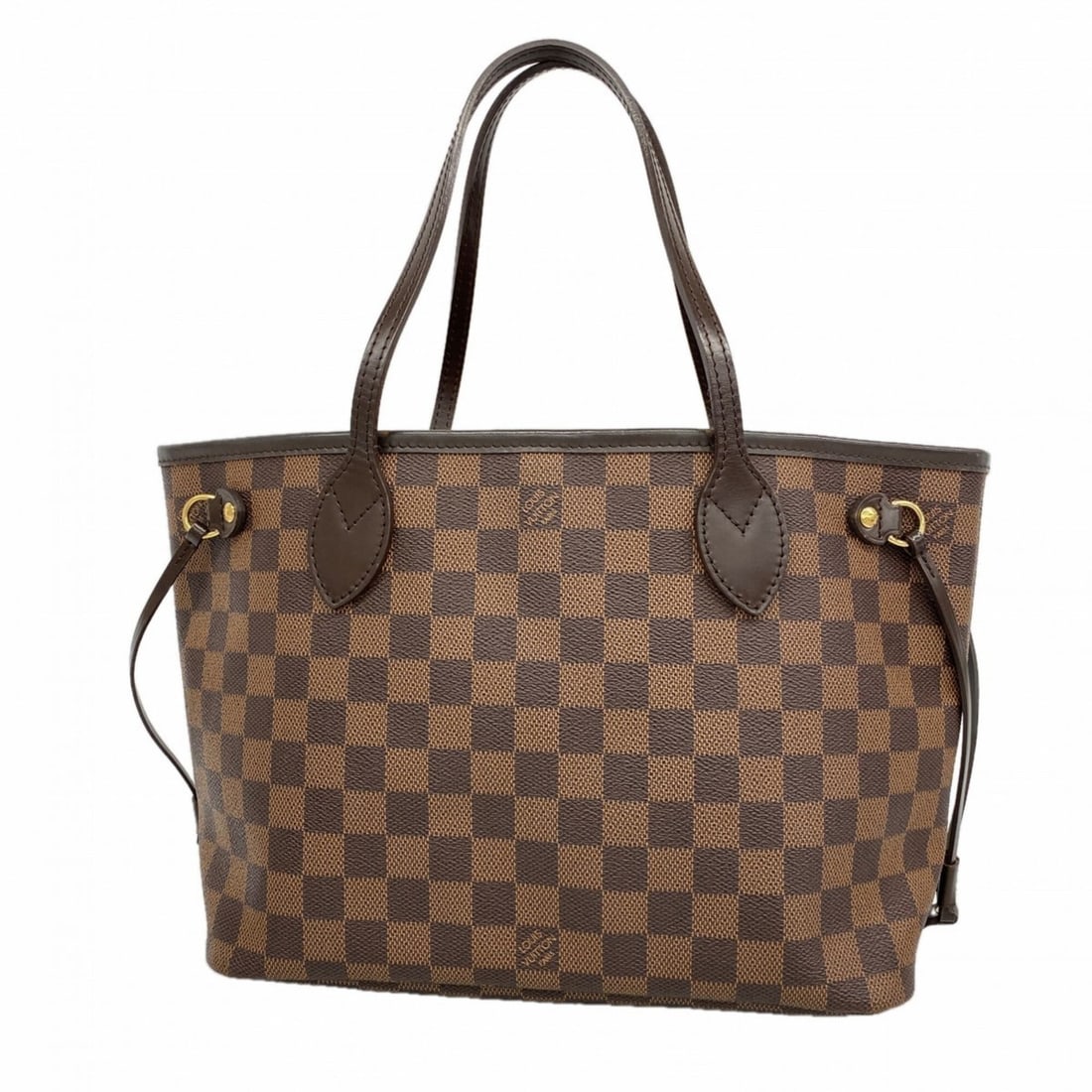 Louis Vuitton Damier Neverfull PM Tote Bag N51109 Ebene (Women's): --- Catalog ---Category: SizeSize (HxWxD): 22.5cm x 28cm x 13.5cm / 8.85'' x 11.02'' x 5.31''Category: DesignType: Tote bagColor: EbeneGender: WomenCategory: GeneralMPN: N51109Brand: Louis Vuitton--- 