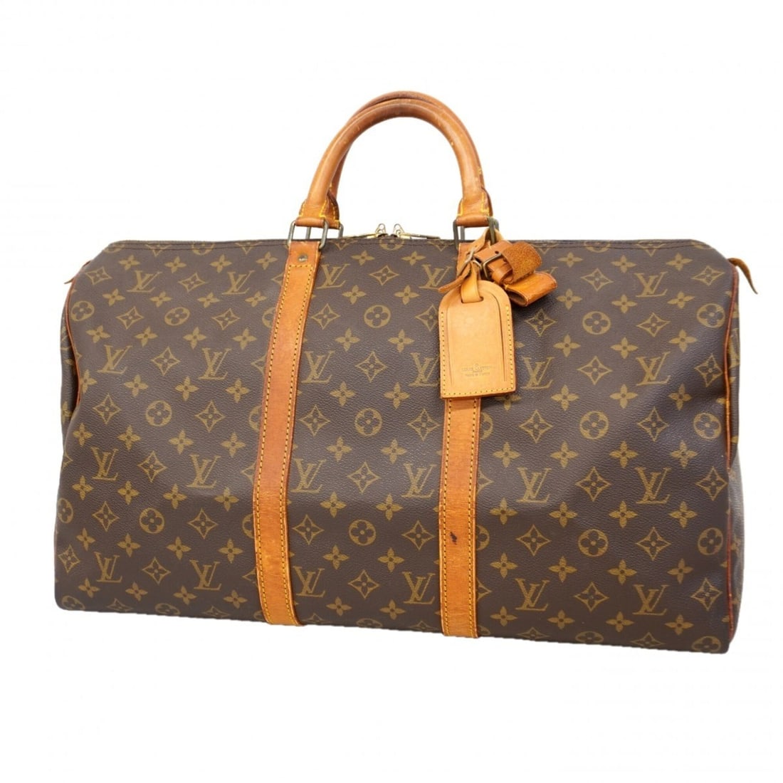 Louis Vuitton Bags - Boston Monogram Keepall 50 M41426 Brown Men's & Women's: --- Catalog ---Category: SizeSize (HxWxD): 28.5cm x 50cm x 22cm / 11.22'' x 19.68'' x 8.66''Category: DesignType: Boston bagColor: BrownGender: Men,WomenCategory: GeneralMPN: M41426Brand: Louis Vuitto