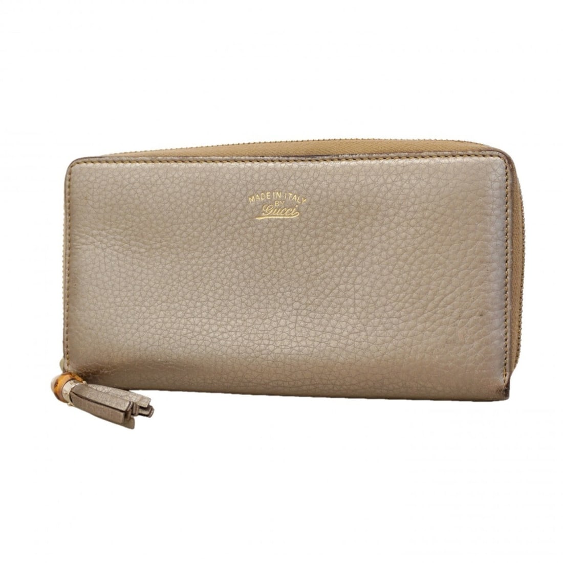 Gucci Bamboo Long Wallet 307984 Leather Light Brown Women's: --- Catalog ---Category: SizeSize (HxWxD): 9.5cm x 18.5cm x 2.5cm / 3.74'' x 7.28'' x 0.98''Category: DesignType: Long wallet (bi-fold)Color: Light brownGender: WomenMaterial: Leather Category: Genera