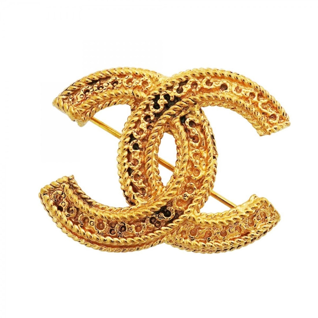 Chanel Brooch, Coco Mark, GP Plated Gold, Women's: --- Catalog ---Category: SizeSize (HxWxD): 2.78cm x 3.57cm / 1.09'' x 1.4''Category: DesignType: BroochColor: GoldGender: WomenMaterial: Gold platingCategory: GeneralBrand: Chanel--- Item List ---Sect