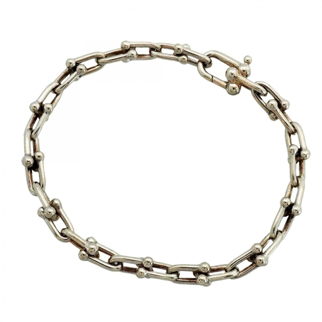 Tiffany & Co. Hardware Bracelet, Sterling Silver 925, Women's, P2868733: --- Catalog ---Category: SizeLength: 19cm / 7.48''Category: DesignType: Charm braceletGender: WomenMaterial: Silver 925Category: GeneralBrand: Tiffany--- Item List ---Section: ConditionRanking: Rank A
