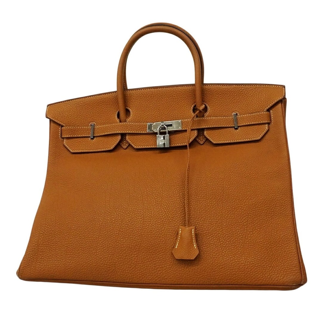 Hermes Birkin 40 Handbag, Togo Leather, Gold, ?J Stamp, Men's, OP003580 (1 of 13)