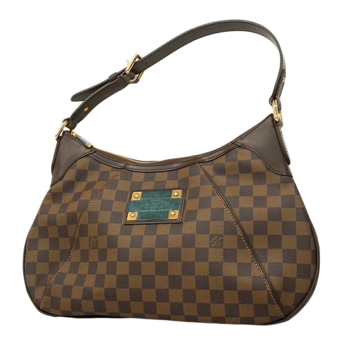 Louis Vuitton Damier Thames GM Shoulder Bag N48181 Ebene Women's OP003436 (1 of 11)