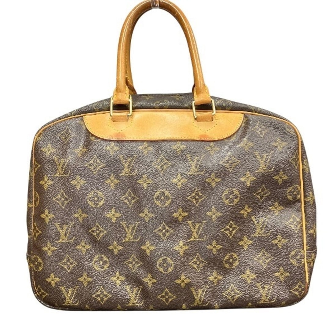 Louis Vuitton Monogram Deauville M47270 Handbag (Men's & Women's): --- Catalog ---Category: SizeSize (HxWxD): 26cm x 33cm x 13cm / 10.23'' x 12.99'' x 5.11''Category: DesignType: HandbagColor: BrownGender: Men,WomenMaterial: Monogram Category: GeneralMPN: M47270Brand