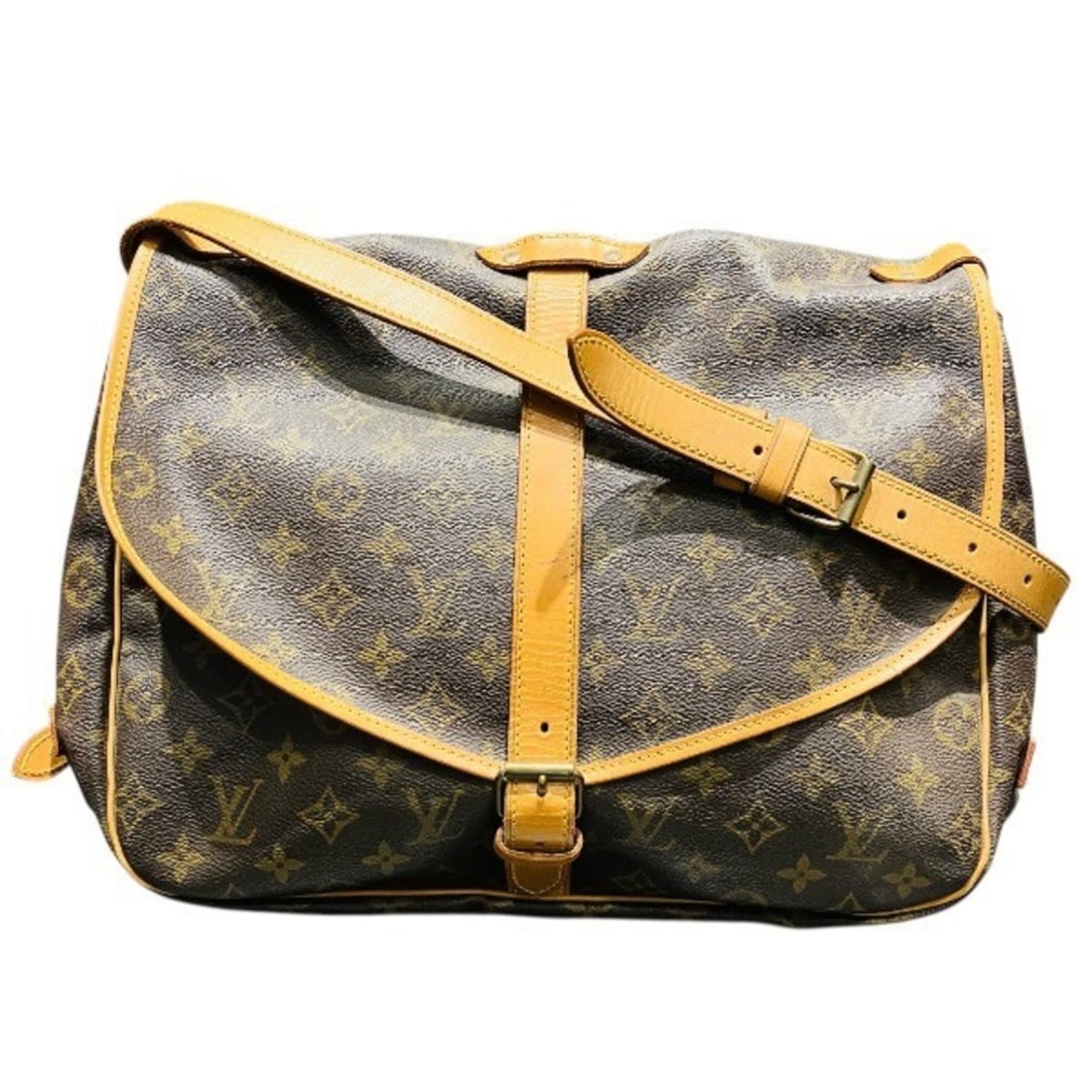Louis Vuitton Monogram Saumur 35 M42254 Handbag Shoulder Bag for Women: --- Catalog ---Category: SizeSize (HxWxD): 27cm x 35cm x 25cm / 10.62'' x 13.77'' x 9.84''Category: DesignType: Handbag, Shoulder bagColor: BrownGender: WomenMaterial: Monogram Category: GeneralMPN: M