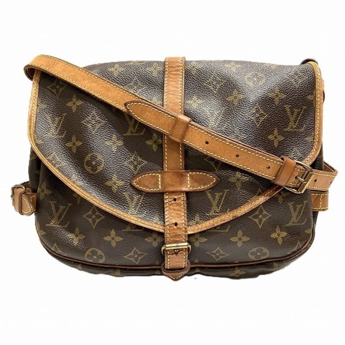 Louis Vuitton Monogram Saumur 30 M42256 Handbag Shoulder Bag for Women: --- Catalog ---Category: SizeSize (HxWxD): 20cm x 27cm x 9cm / 7.87'' x 10.62'' x 3.54''Category: DesignType: Handbag, Shoulder bagColor: BrownGender: WomenMaterial: Monogram Category: GeneralMPN: M42