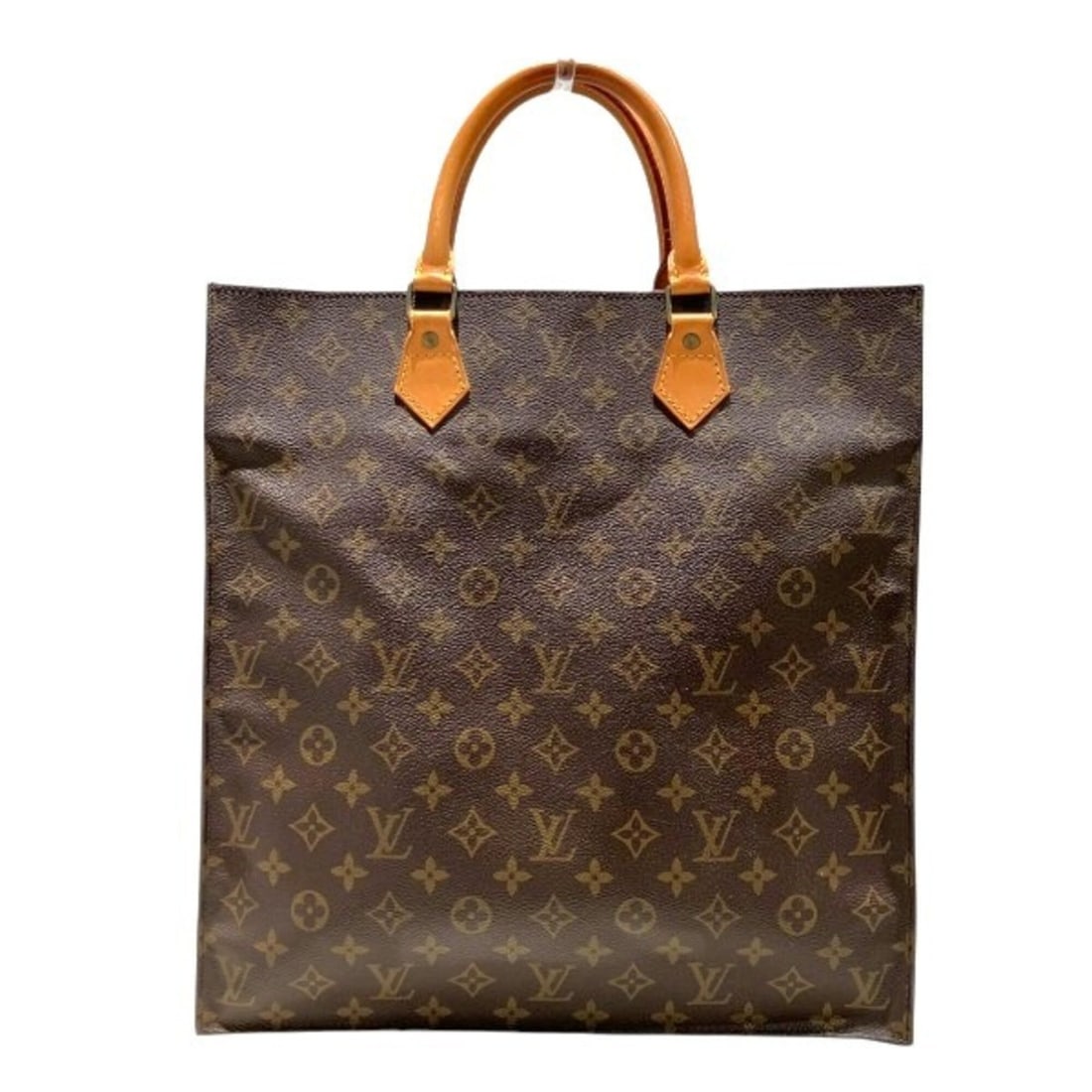 Louis Vuitton Monogram Sac Plat M51140 Handbag Tote Bag for Men and Women (1 of 9)