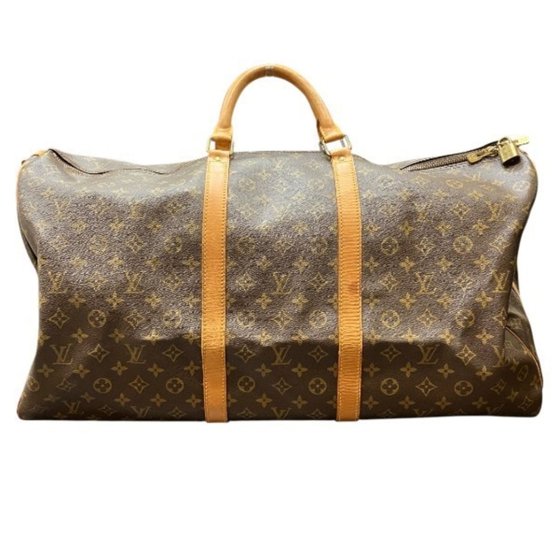 Louis Vuitton Monogram Keepall Bandoulière 60 M41412 Handbag Boston Bag for Men and Women: --- Catalog ---Category: SizeSize (HxWxD): 31cm x 60cm x 26.5cm / 12.2'' x 23.62'' x 10.43''Category: DesignType: Boston bag, HandbagColor: BrownGender: Men,WomenMaterial: Monogram Category: GeneralMP