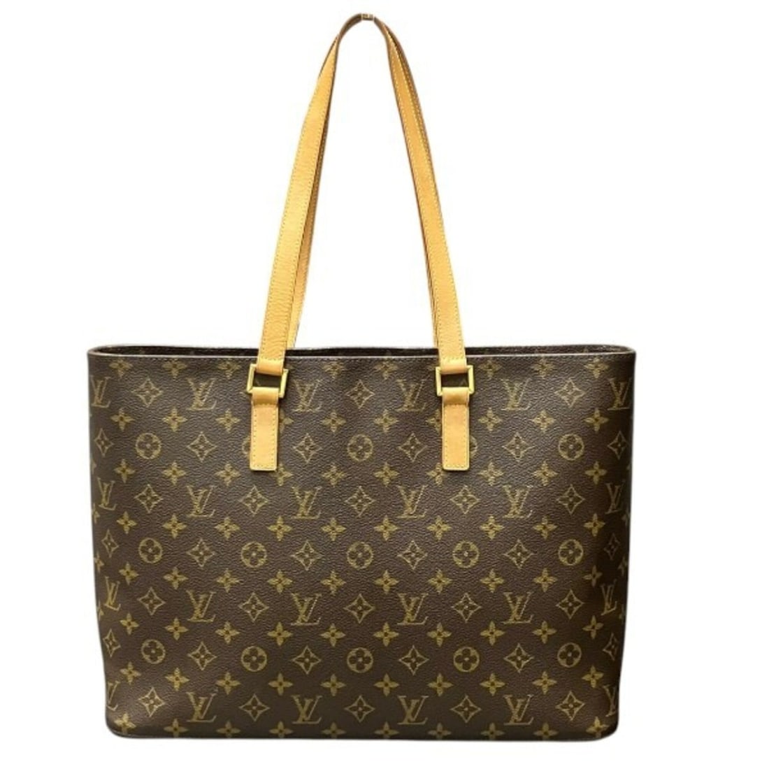 Louis Vuitton Monogram Luco M51155 Handbag Tote Bag for Women: --- Catalog ---Category: SizeSize (HxWxD): 30cm x 40cm x 10cm / 11.81'' x 15.74'' x 3.93''Category: DesignType: Handbag, Tote bagColor: BrownGender: WomenMaterial: Monogram , Canvas , PVC , Coated can