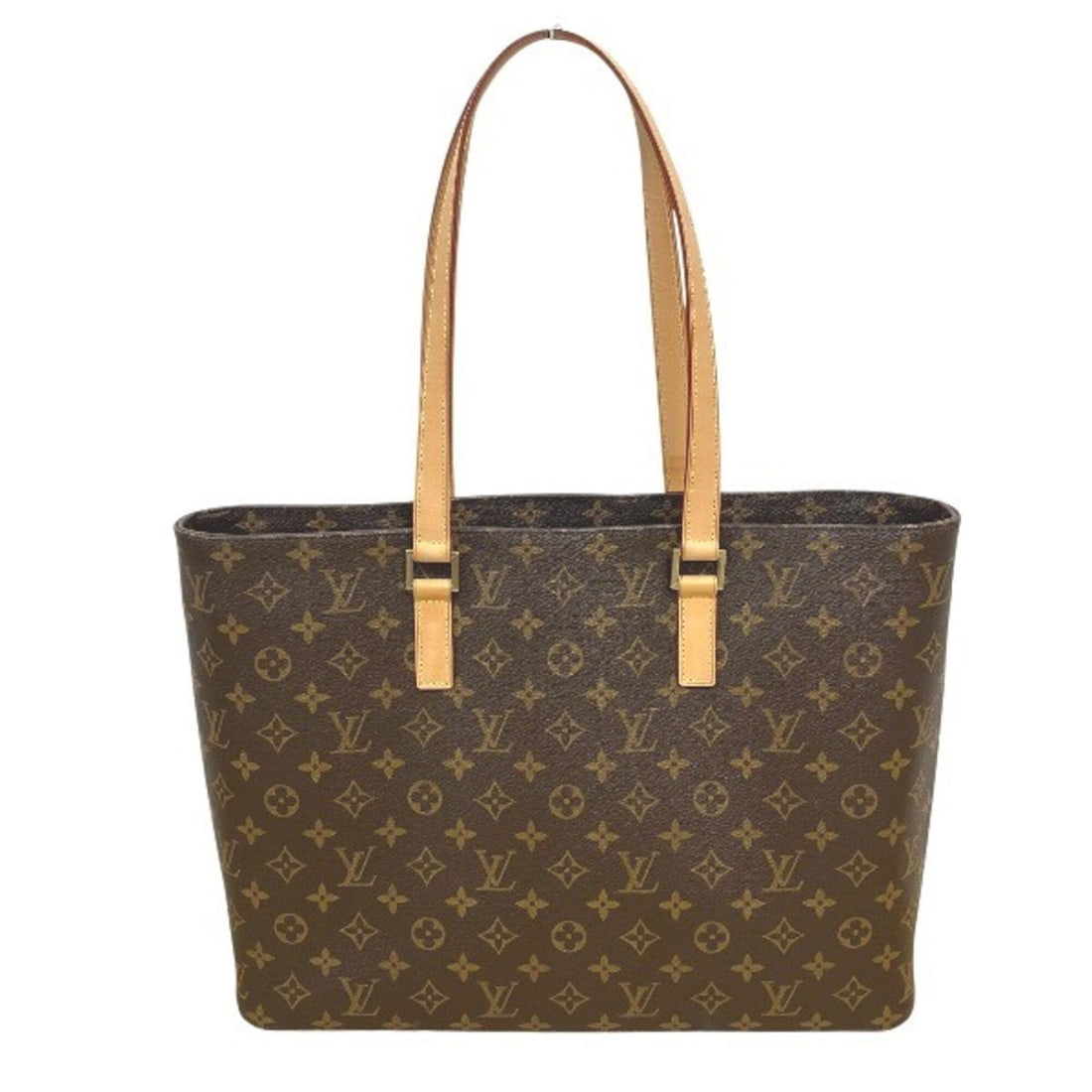 Louis Vuitton Monogram Luco M51155 Handbag Tote Bag Shoulder for Women: --- Catalog ---Category: SizeSize (HxWxD): 30cm x 42cm x 10cm / 11.81'' x 16.53'' x 3.93''Category: DesignType: Handbag, Shoulder bag, Tote bagColor: BrownGender: WomenMaterial: Monogram , Canvas , PV