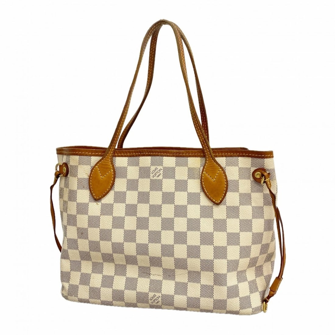 Louis Vuitton Damier Azur Neverfull PM Tote Bag N40605 White Women's: --- Catalog ---Category: SizeSize (HxWxD): 21cm x 28cm x 13cm / 8.26'' x 11.02'' x 5.11''Category: DesignType: Tote bagColor: WhiteGender: WomenCategory: GeneralMPN: N40605Brand: Louis Vuitton--- Item