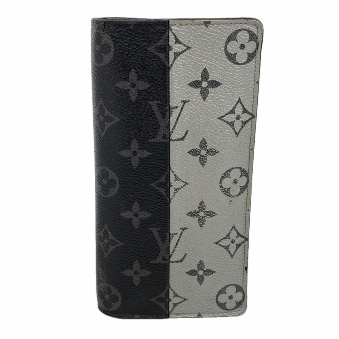 Louis Vuitton Monogram Eclipse Split Portefeuille Brazza Long Wallet M63027 Black Silver Men's: --- Catalog ---Category: SizeSize (HxWxD): 19cm x 10cm x 3cm / 7.48'' x 3.93'' x 1.18''Category: DesignType: Long wallet (bi-fold)Color: Black, SilverGender: MenCategory: GeneralMPN: M63027Brand: Loui