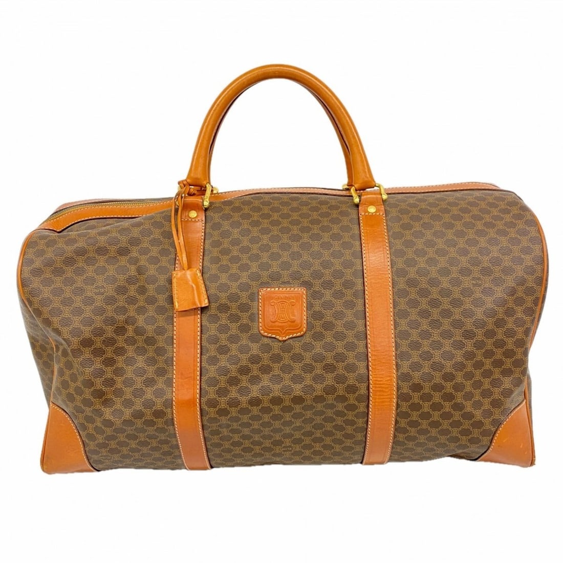 Celine bag, Boston Macadam pattern, brown, for men and women. (1 of 12)