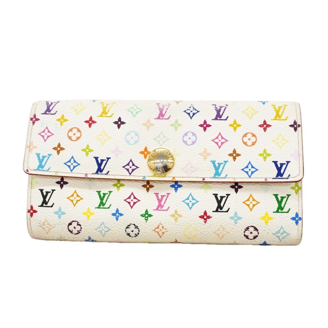 Louis Vuitton Long Wallet Monogram Multicolor Pochette Portemonnaie Credit M60004 Blanc Ladies: --- Catalog ---Category: SizeSize (HxWxD): 11cm x 19cm x 3cm / 4.33'' x 7.48'' x 1.18''Category: DesignType: Long wallet (bi-fold)Color: BlancGender: WomenCategory: GeneralMPN: M60004Brand: Louis Vuit