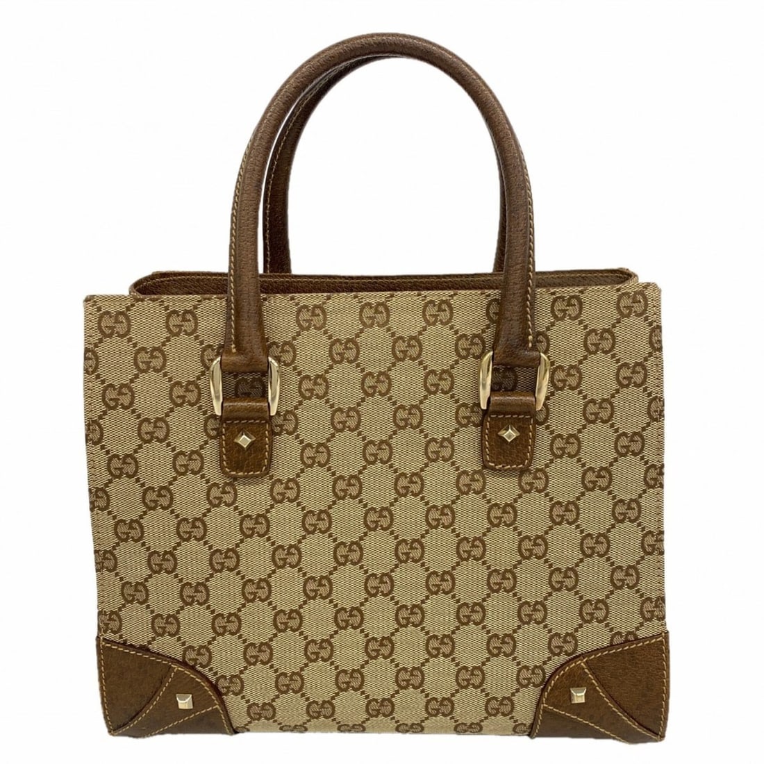 Gucci GG Canvas Handbag, Beige/Champagne, Women's: --- Catalog ---Category: SizeSize (HxWxD): 23cm x 28cm x 9cm / 9.05'' x 11.02'' x 3.54''Category: DesignType: HandbagColor: BeigeGender: WomenMaterial: Canvas Hardware Color: Champagne goldCategory: G