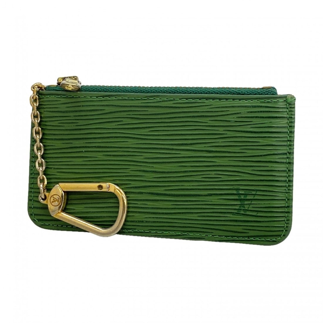 Louis Vuitton Epi Leather Pochette Clé Wallet/Coin Case M63804 Borneo Green (Men's/Women's): --- Catalog ---Category: SizeSize (HxWxD): 6.5cm x 12.5cm x 5.00mm / 2.55'' x 4.92'' x 0.19''Category: DesignType: Coin purse/coin caseColor: Borneo greenGender: Men,WomenCategory: GeneralMPN: M63804B