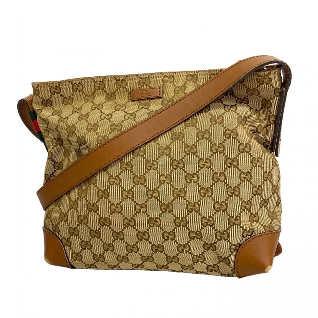 Gucci GG Canvas Sherry Line Shoulder Bag 337598 Beige Women's: --- Catalog ---Category: SizeSize (HxWxD): 24cm x 27cm x 10cm / 9.44'' x 10.62'' x 3.93''Category: DesignType: Shoulder bagColor: BeigeGender: WomenMaterial: Canvas Hardware Color: SilverCategory: Gen