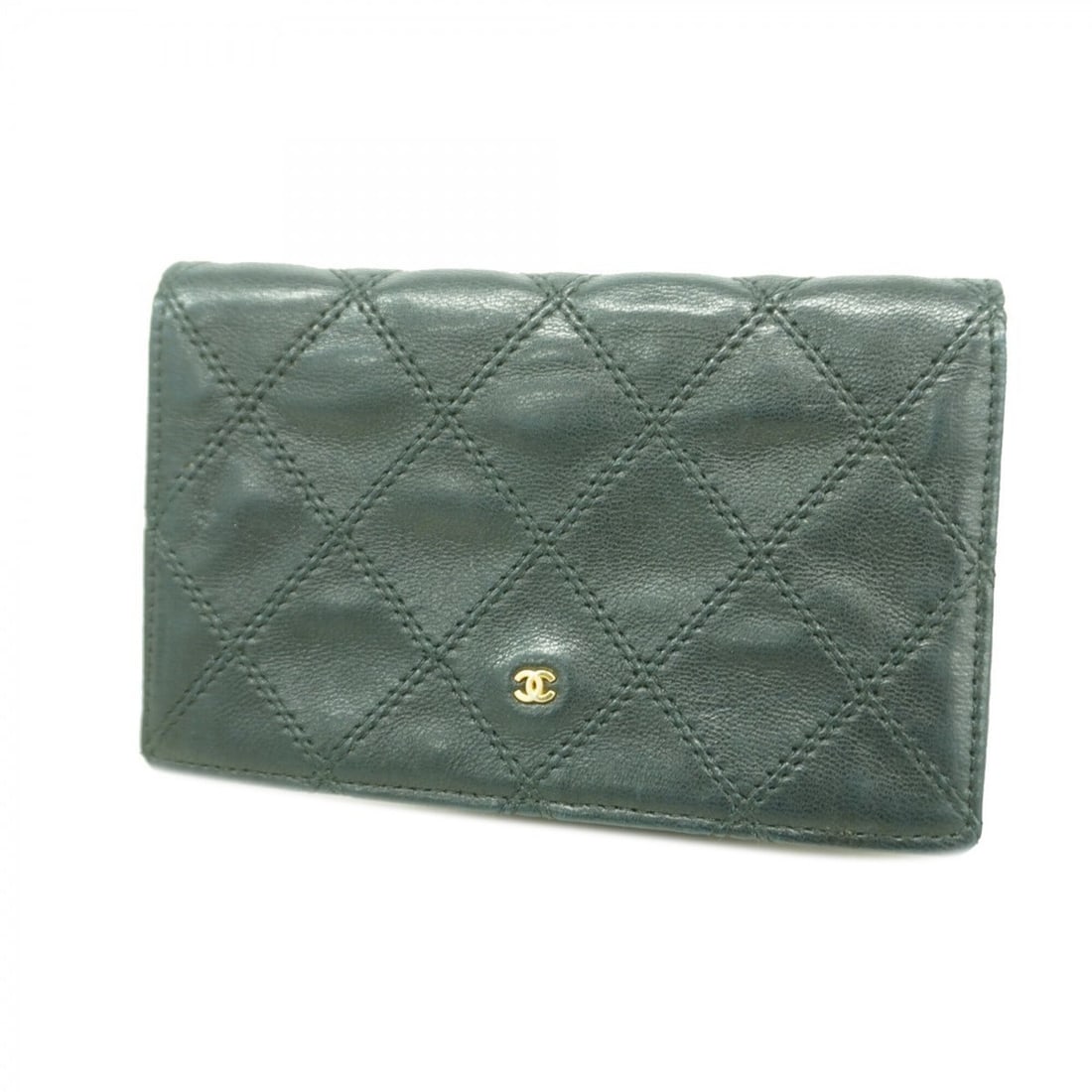 Chanel Bicolore Leather Wallet/Coin Case, Black, for Women: --- Catalog ---Category: SizeSize (HxWxD): 7.5cm x 11.5cm x 1.5cm / 2.95'' x 4.52'' x 0.59''Category: DesignType: Coin purse/coin caseColor: BlackGender: WomenMaterial: Leather Category: GeneralBrand: