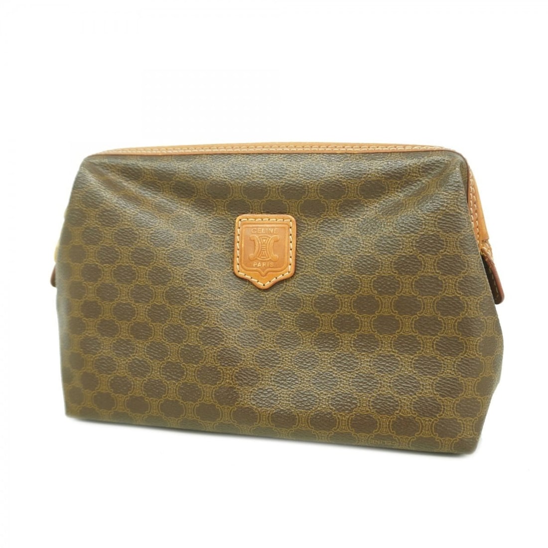 Celine bag/pouch, Macadam pattern, brown, for women. (1 of 20)