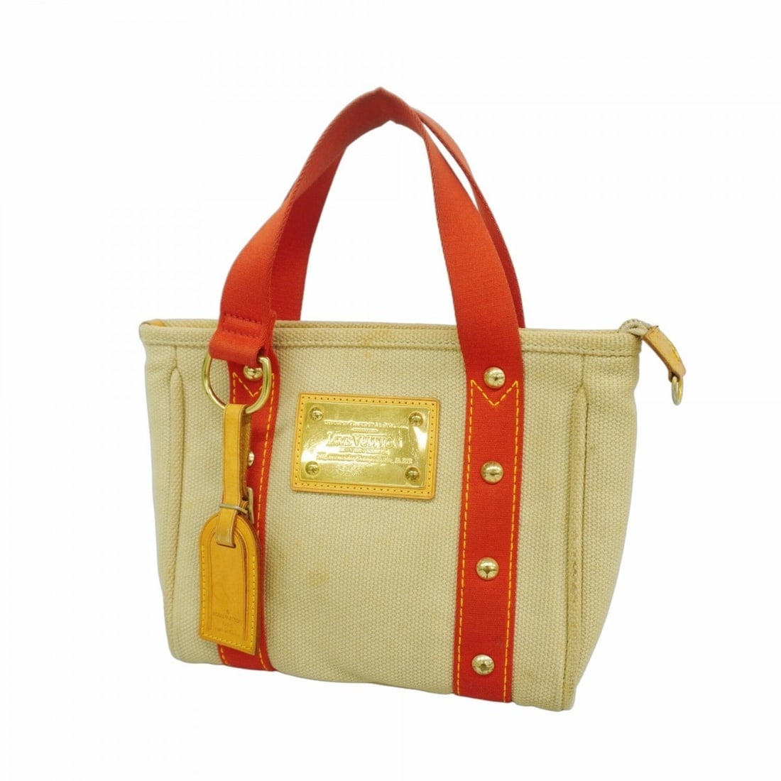 Louis Vuitton Antigua Cabas PM Tote Bag M40038 Beige Women's (1 of 12)