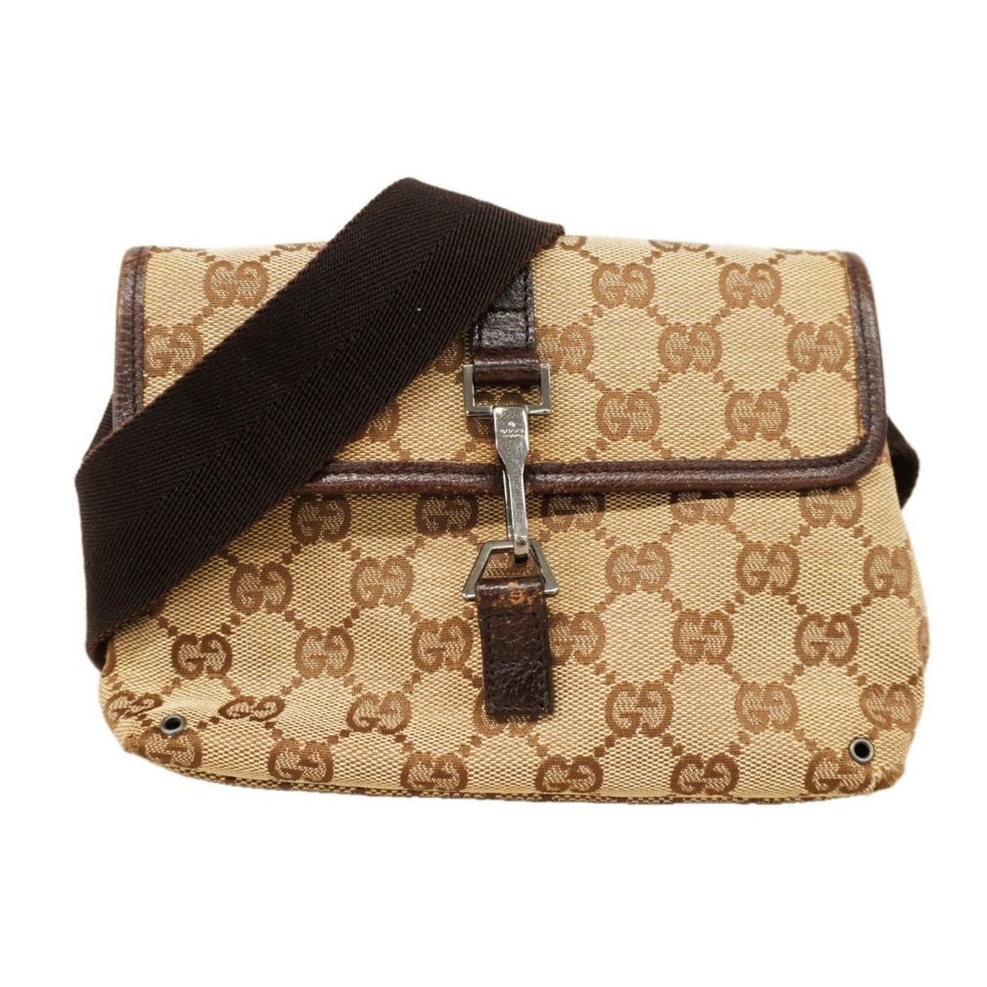 Gucci Bag/Waist Bag GG Canvas 92543 Brown Women's: --- Catalog ---Category: SizeSize (HxWxD): 15cm x 18cm x 6cm / 5.9'' x 7.08'' x 2.36''Category: DesignType: Fanny packColor: BrownGender: WomenMaterial: Canvas Hardware Color: SilverCategory: GeneralM