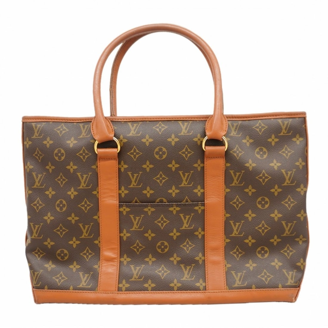 Louis Vuitton Monogram Sac Weekend PM Tote Bag M42425 Brown (Men's/Women's): --- Catalog ---Category: SizeSize (HxWxD): 30cm x 40cm x 10cm / 11.81'' x 15.74'' x 3.93''Category: DesignType: Tote bagColor: BrownGender: Men,WomenCategory: GeneralMPN: M42425Brand: Louis Vuitton---