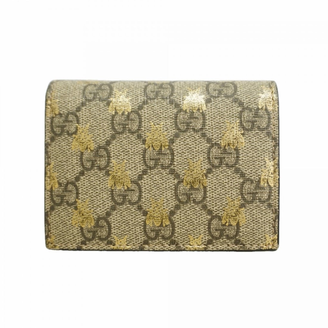 Gucci GG Supreme Bee Wallet 508757 Brown Women's: --- Catalog ---Category: SizeSize (HxWxD): 8cm x 11cm x 2.5cm / 3.14'' x 4.33'' x 0.98''Category: DesignType: Wallet (bi-fold)Color: BrownGender: WomenMaterial: PVC Category: GeneralMPN: 508757Brand: 