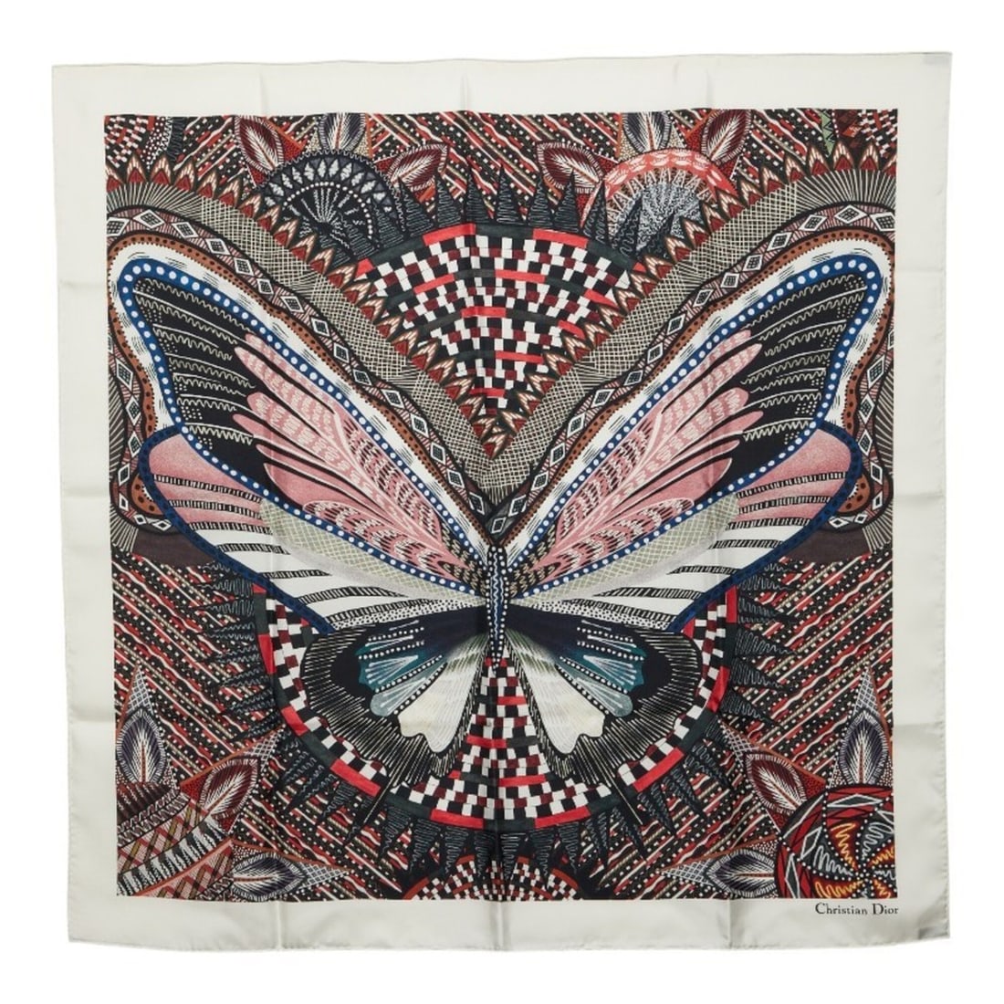 Christian Dior Dior Butterfly Scarf, Multicolor Silk, Women's: --- Catalog ---Category: SizeSize (LxW): 88cm x 90cm / 34.64'' x 35.43''Category: DesignType: ScarfColor: Multi-colorGender: WomenMaterial: Silk Category: GeneralBrand: Christian Dior--- Item List ---