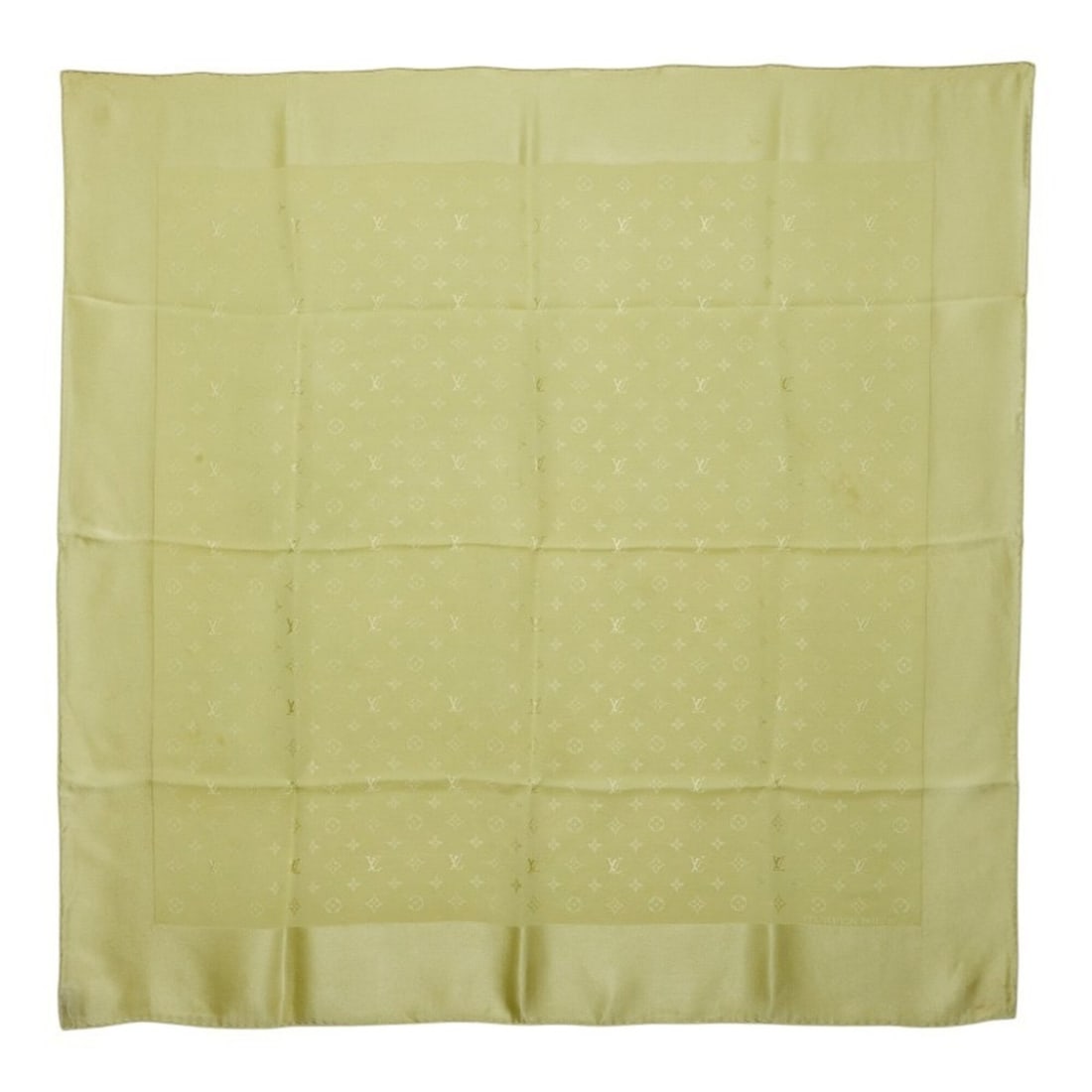 Louis Vuitton Monogram Carre Monaco Large Scarf M71139 Green Silk Women's LOUIS VUITTON (1 of 7)