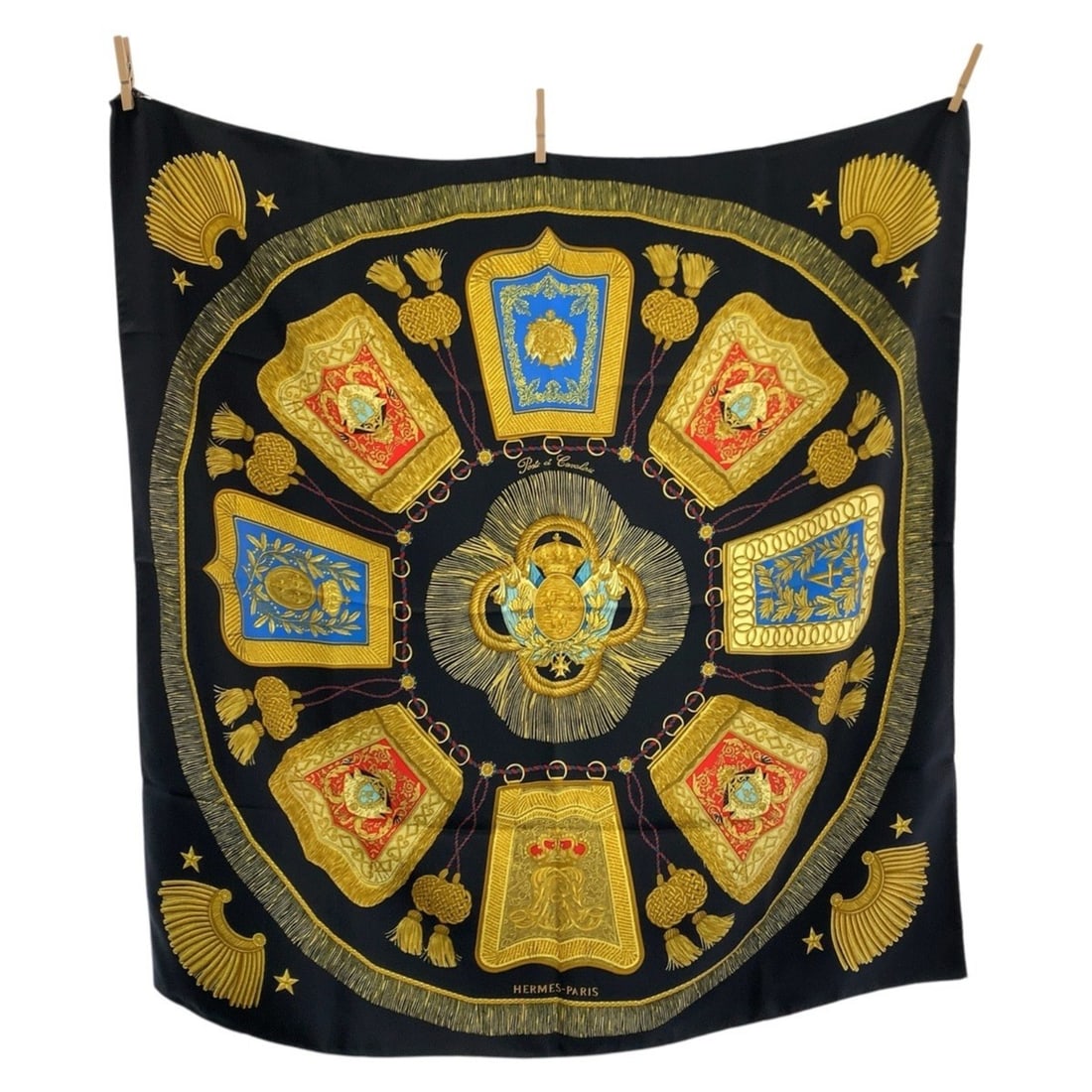 HERMES Poste et Cavalerie Carre 90 Black Multicolor Silk Scarf/Muffler for Women: --- Catalog ---Category: SizeSize (LxW): 88cm x 89cm / 34.64'' x 35.03''Category: DesignType: ScarfColor: Black, Multi-colorGender: WomenMaterial: Silk Category: GeneralBrand: HermesCountry of