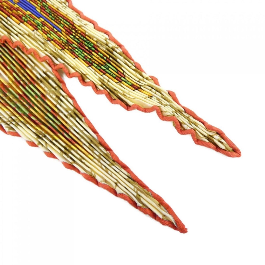 Hermes pleated scarf muffler - 2