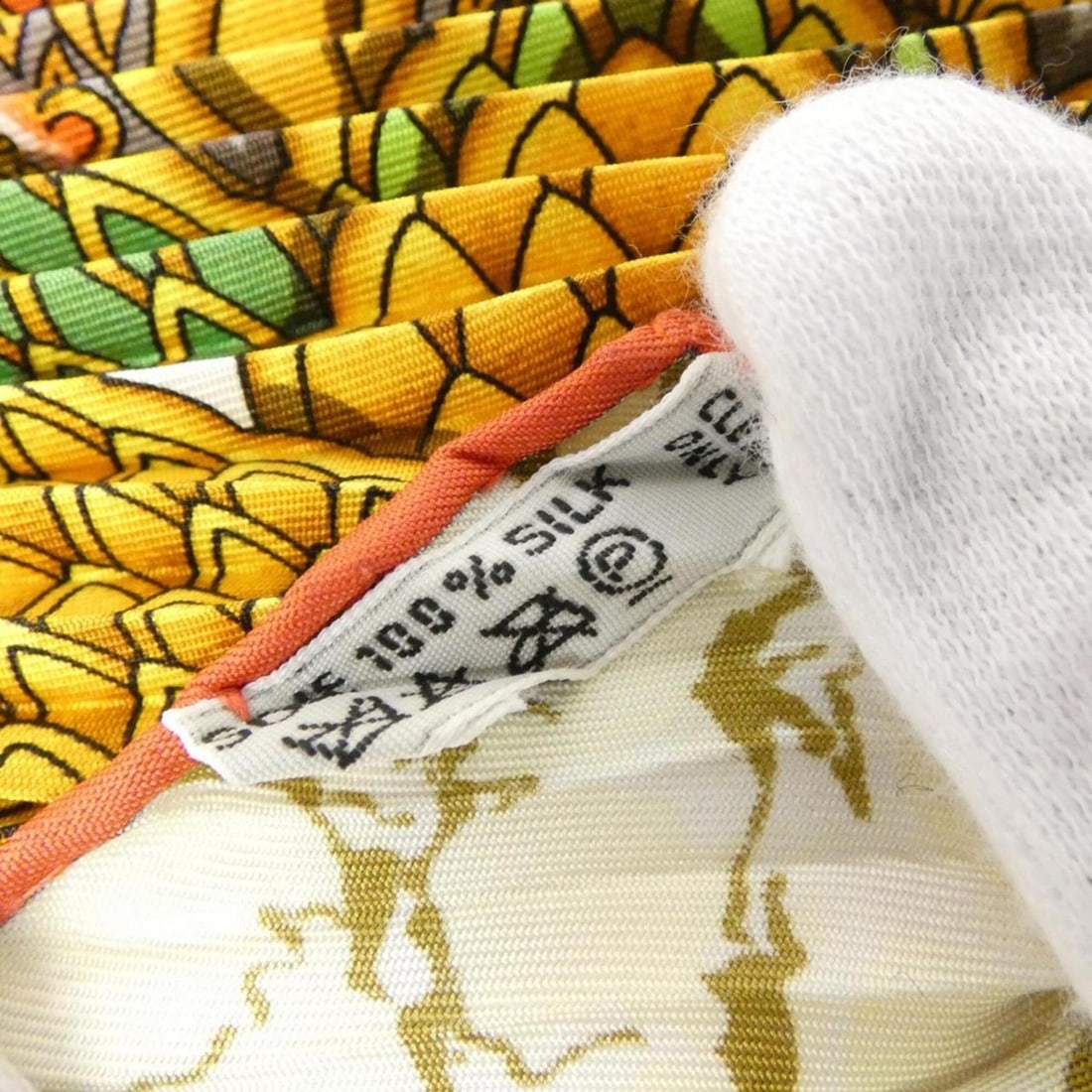 Hermes pleated scarf muffler - 5