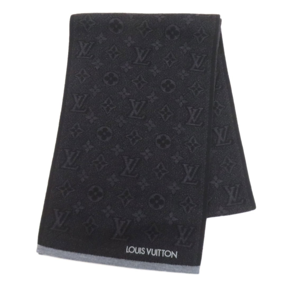 Louis Vuitton M73468 My Monogram Eclipse Scarf, Wool, Women's LOUIS VUITTON: --- Catalog ---Category: SizeSize (LxW): 1.98m x 30cm / 77.95'' x 11.81''Category: DesignType: StoleColor: BlackGender: WomenMaterial: Wool Category: GeneralBrand: Louis Vuitton--- Item List ---Sectio