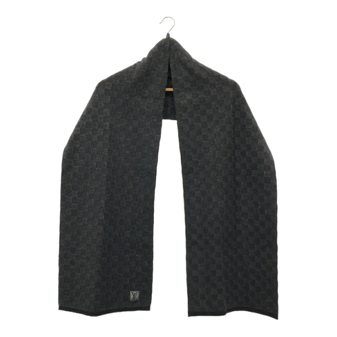 LOUIS VUITTON Louis Vuitton Scarf Echarpe Petit Damier M70028 Black 100% Wool Men's: --- Catalog ---Category: SizeSize (LxW): 31.5cm / 12.4''Category: DesignType: ScarfColor: BlackGender: MenMaterial: Wool Category: GeneralBrand: Louis VuittonModel: M70028Country of Origin: Italy--- I