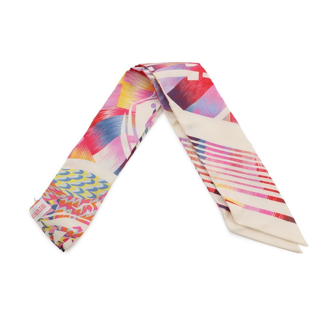 Hermes scarf muffler twilly marble silk ex-libris HERMES twill Kyoto SCARF TWIILY (1 of 8)