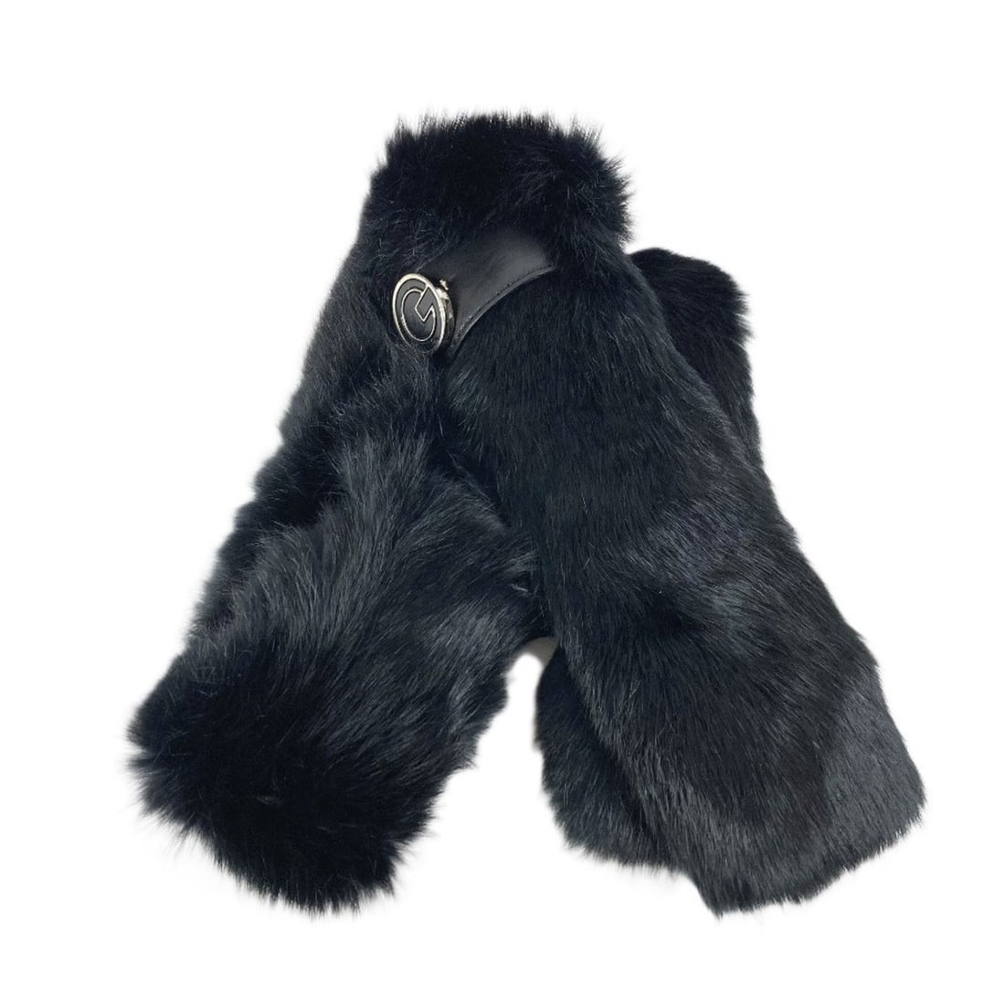 GUCCI 185746 G Logo Fur Tippet Scarf for Men and Women, Black: --- Catalog ---Category: SizeSize (LxW): 9.5cm x 1.09m / 3.74'' x 42.91''Category: DesignType: TippetColor: BlackGender: Women,Unisex,MenCategory: GeneralBrand: GucciCountry of Origin: Italy--- Item L