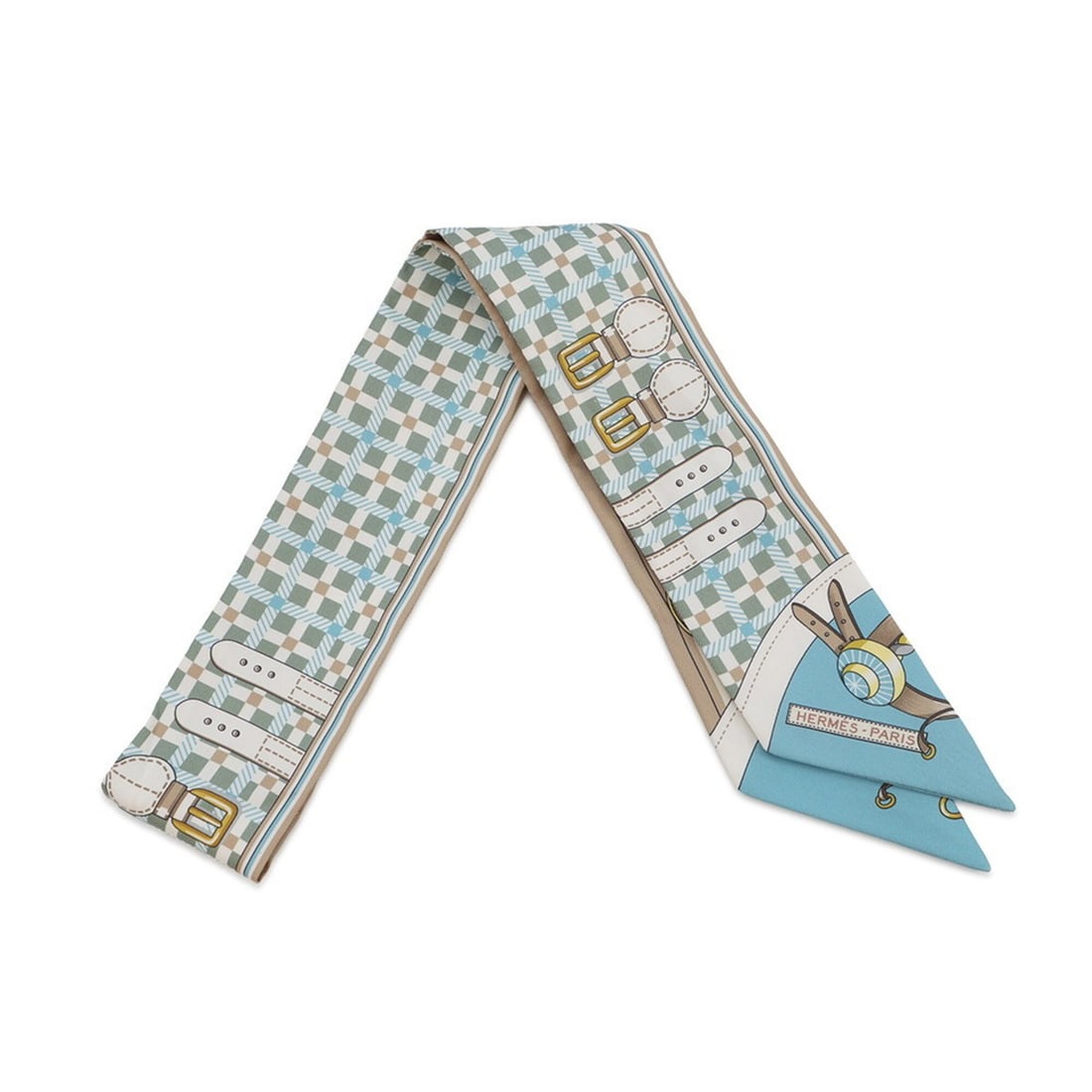 Hermes scarf muffler twilly carriage evolution Les Voitures Nouvelles HERMES silk 2024 SCARF TWIILY (1 of 11)