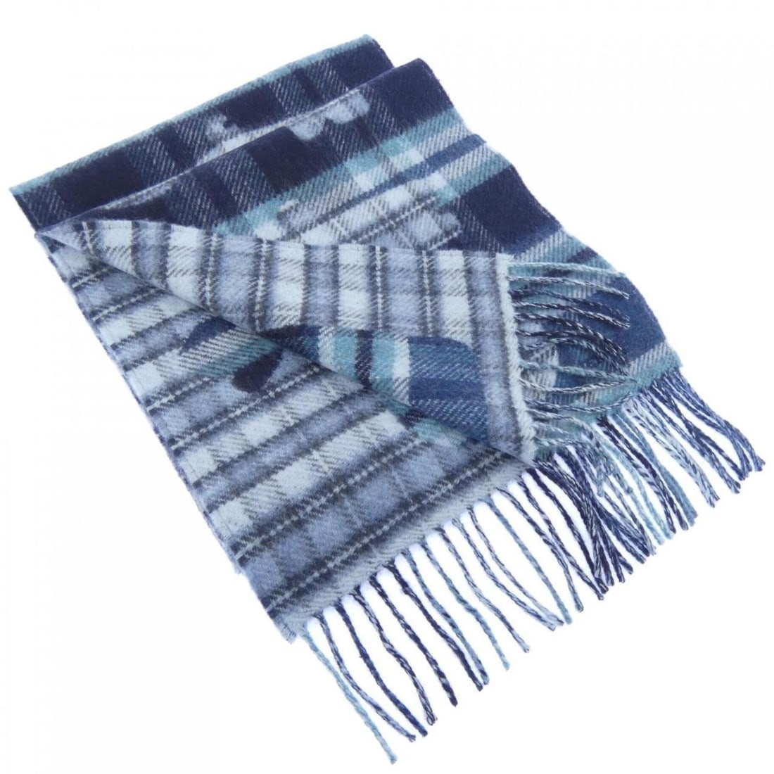 Hermes scarf: --- Catalog ---Category: SizeSize (LxW): 1.68m x 28.5cm / 66.14'' x 11.22''Category: DesignType: StoleColor: Gray, Green, NavyGender: MenMaterial: Cashmere 100%Category: GeneralBrand: Hermes--- Item L