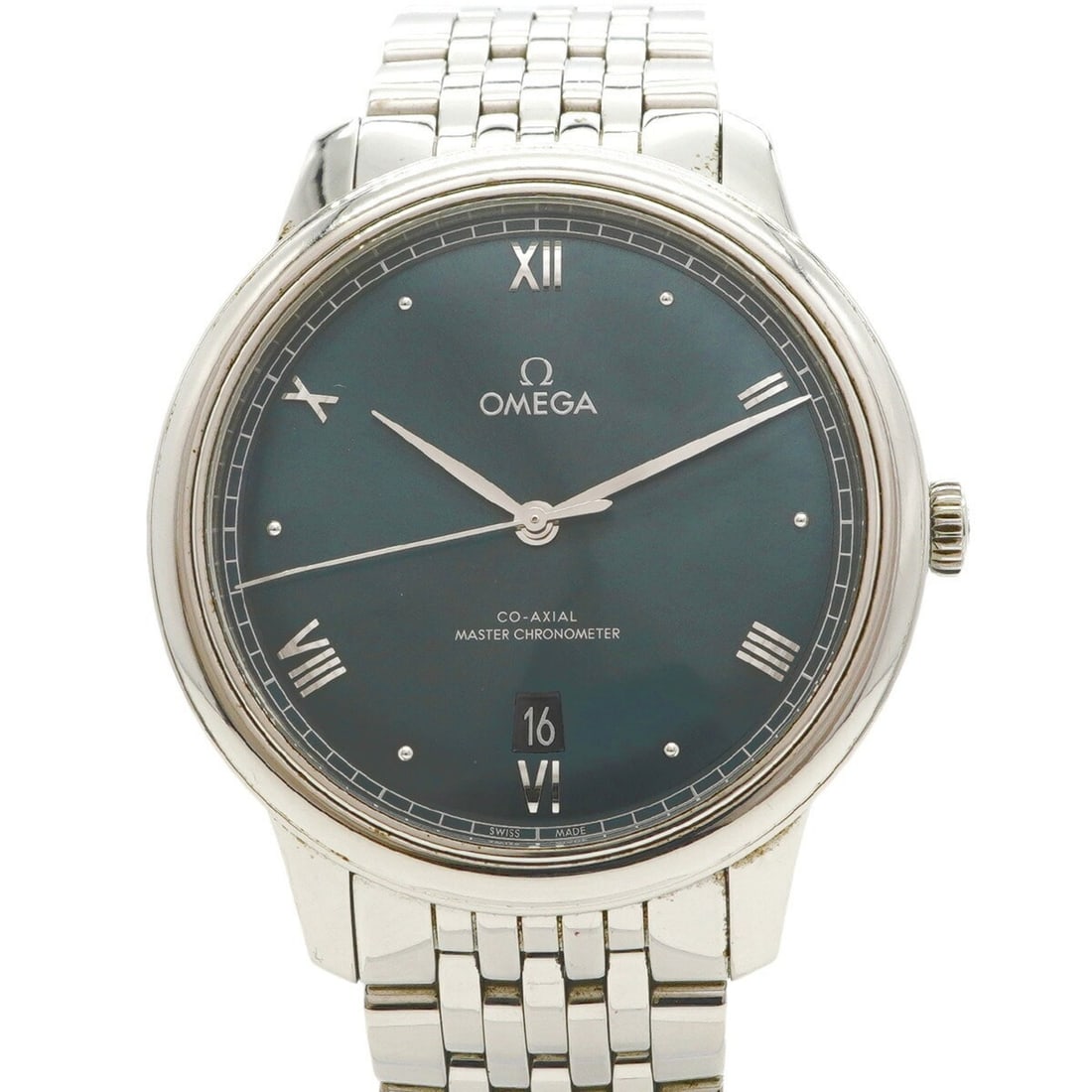Omega De Ville 434.10.40.20.10.001 Blue Dial Men's Watch: --- Catalog ---Category: SizeWrist Size: 16cm / 6.29''Case Diameter: 40mm / 1.57''Category: DesignType: WristwatchGender: MenColor (Dial): BlueMaterial (Band): Stainless steelCategory: GeneralMPN: 434