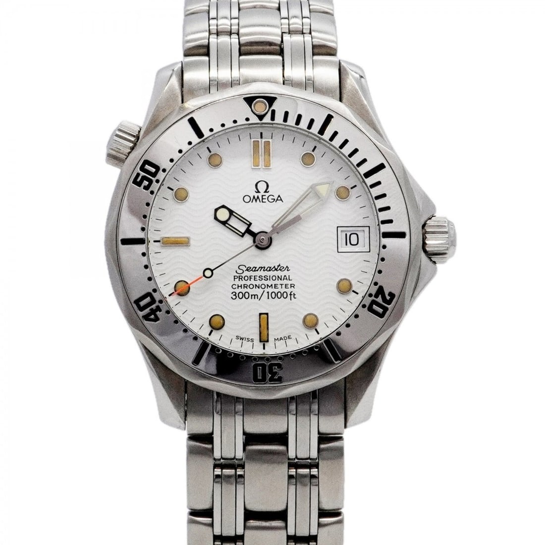 Omega Seamaster 2552.20 White Dial Watch (Boys' Size): --- Catalog ---Category: SizeWrist Size: 18cm / 7.08''Case Diameter: 36mm / 1.42''Category: DesignType: WristwatchGender: BoysColor (Dial): WhiteMaterial (Band): Stainless steelCategory: GeneralMPN: 2