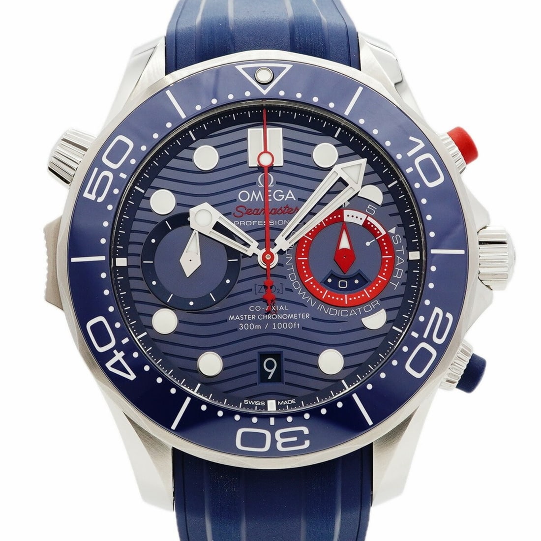 Omega Seamaster Diver 300M America's Cup 210.30.44.51.03.002 Blue Dial Men's Watch (1 of 8)