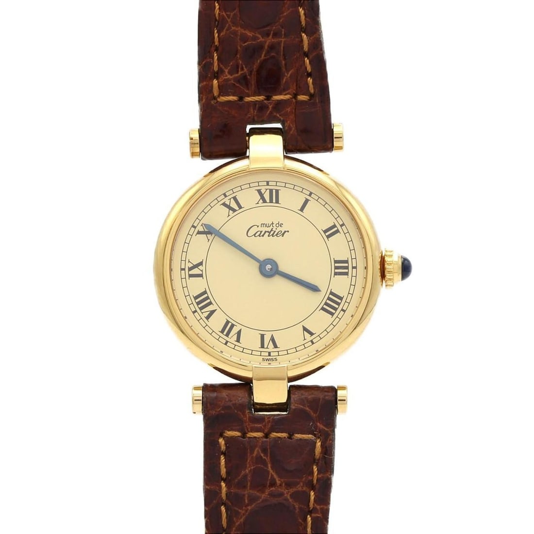 Cartier Must VLC SM GP Quartz Watch: --- Catalog ---Category: SizeCase Diameter: 24mm / 0.94''Category: DesignType: WristwatchGender: WomenColor (Dial): IvoryMaterial (Case): Gold platedCategory: GeneralBrand: CartierCategory: MovementMo