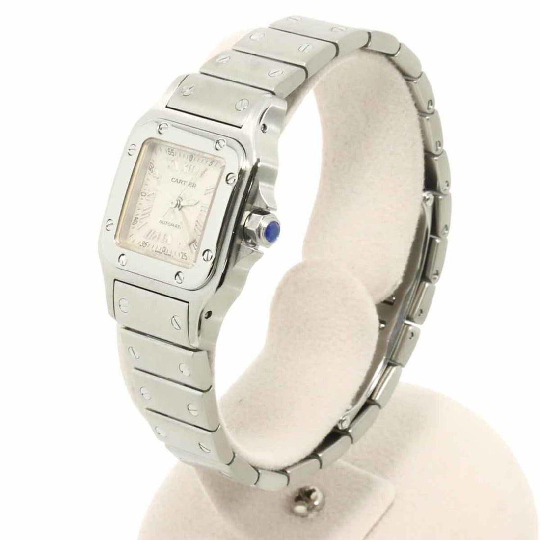 Cartier Santos Galbee SM W20044D6 Ladies' Watch, Date, Silver, Automatic Movement (1 of 6)